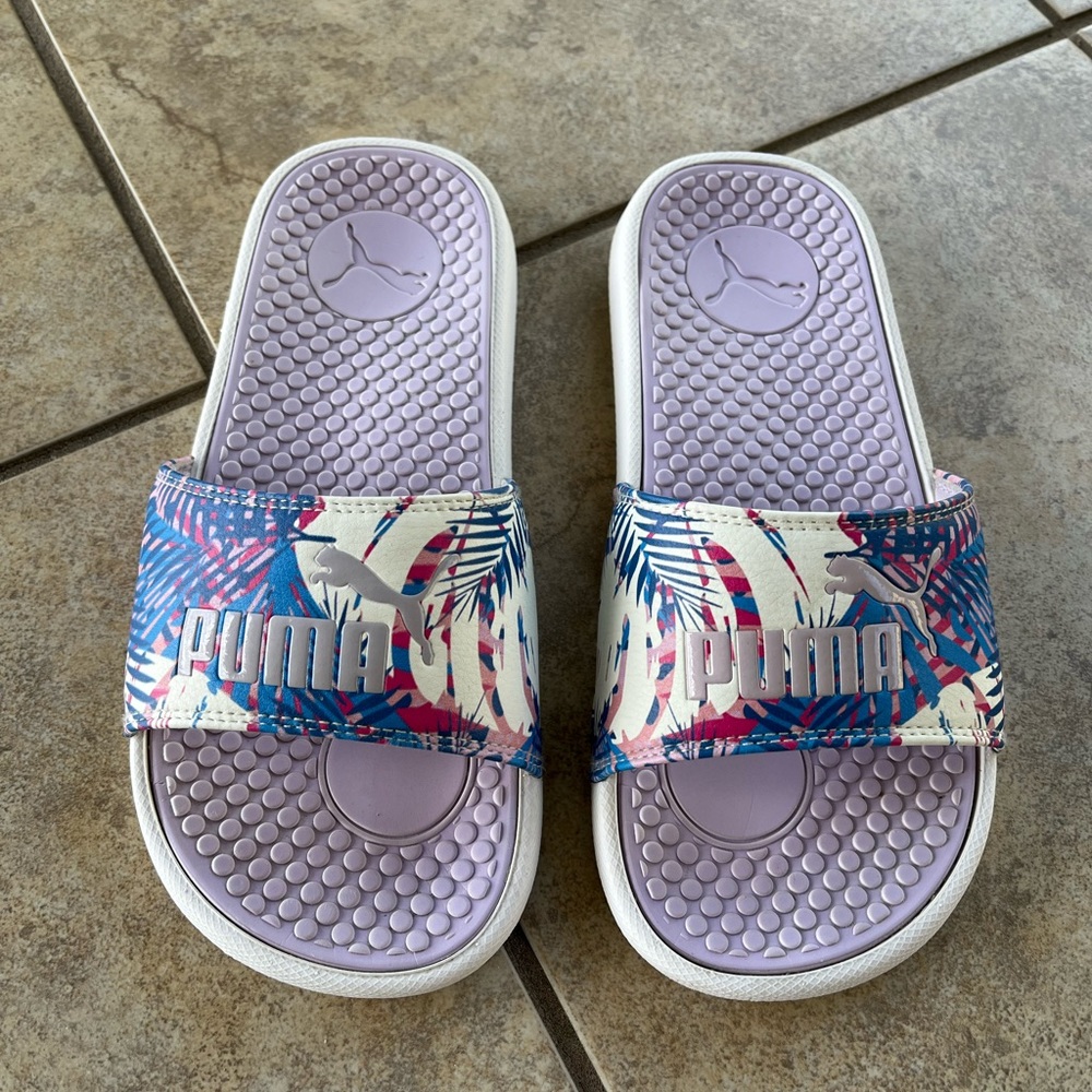 Puma Tropical Slides. Size 6